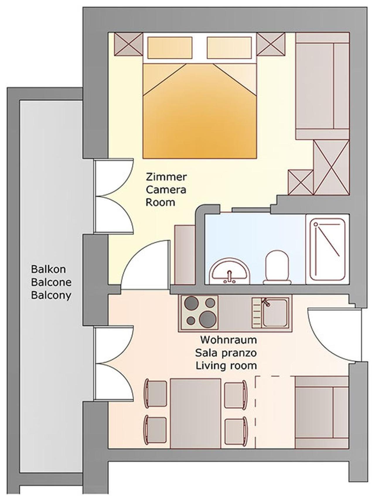 Ferienwohnung Sonnleitn Lajen Zimmer foto